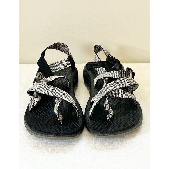Chaco Zcloud 2 Excite B+W Comfort Adjustable Strap Womens Sz 10 JCH107966W - Picture 3 of 15